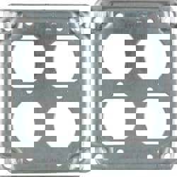 Square Surface Electrical Box Cover: Steel